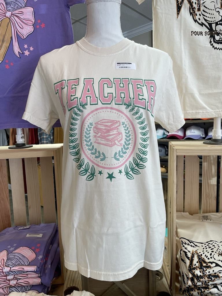 Teacher Varisty Tee