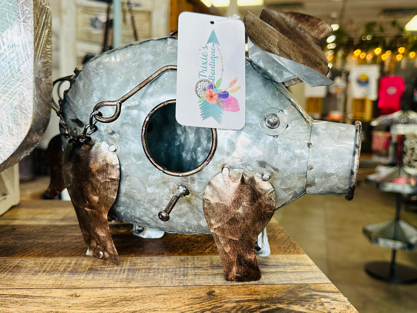 Pig Birdhouse