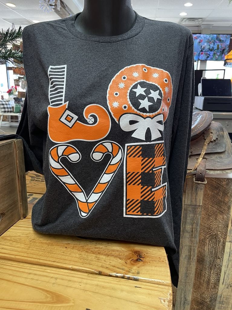 Christmas LOVE LS Tee