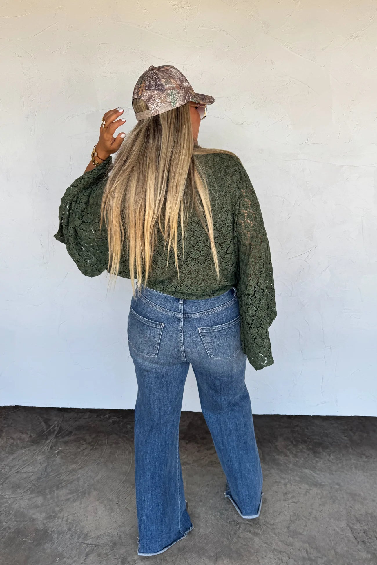 Olive Bell Sleeve Top
