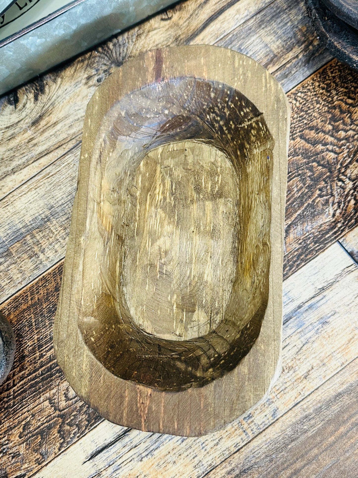 Decorative Wood Dough Bowls