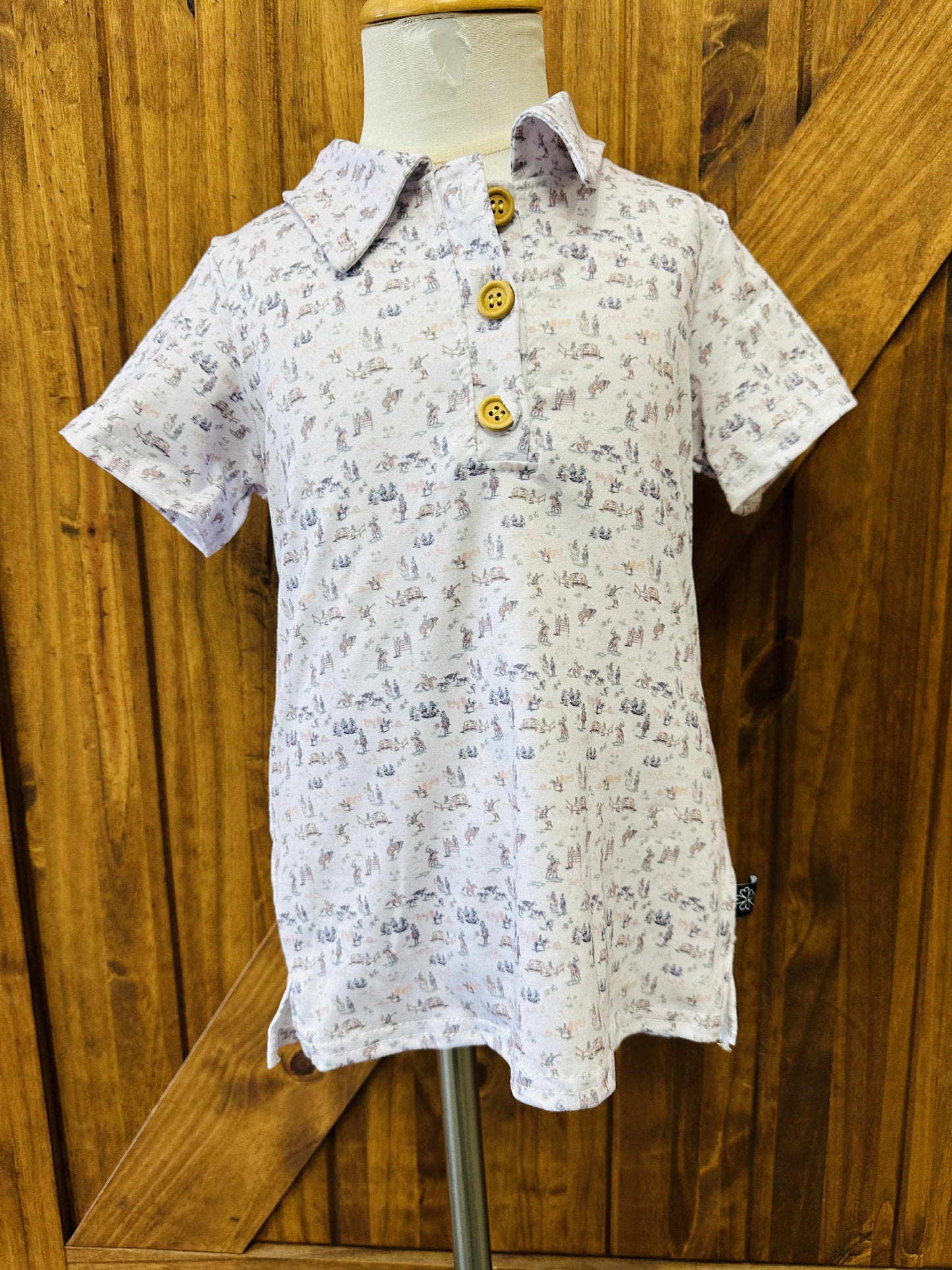 Western Boy Collar Shirt