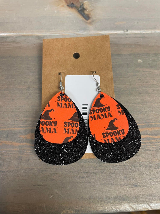 Spooky Mama Dangle Earrings
