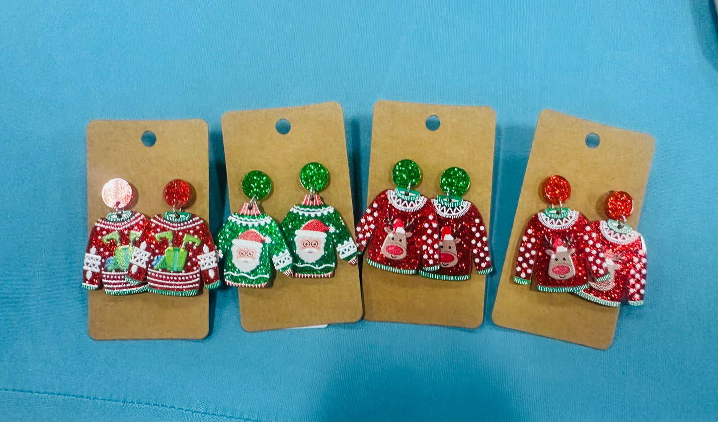 Ugly Sweater Earrings