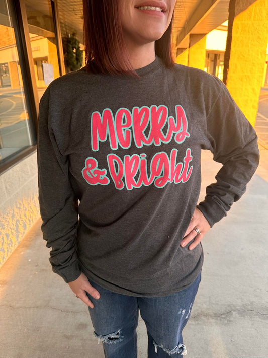 Pink Merry & Bright Longsleeve