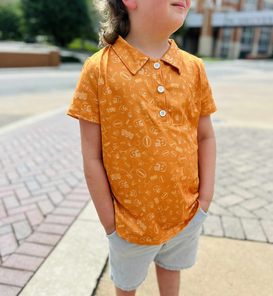 Boys Field Goal Collar Shirt