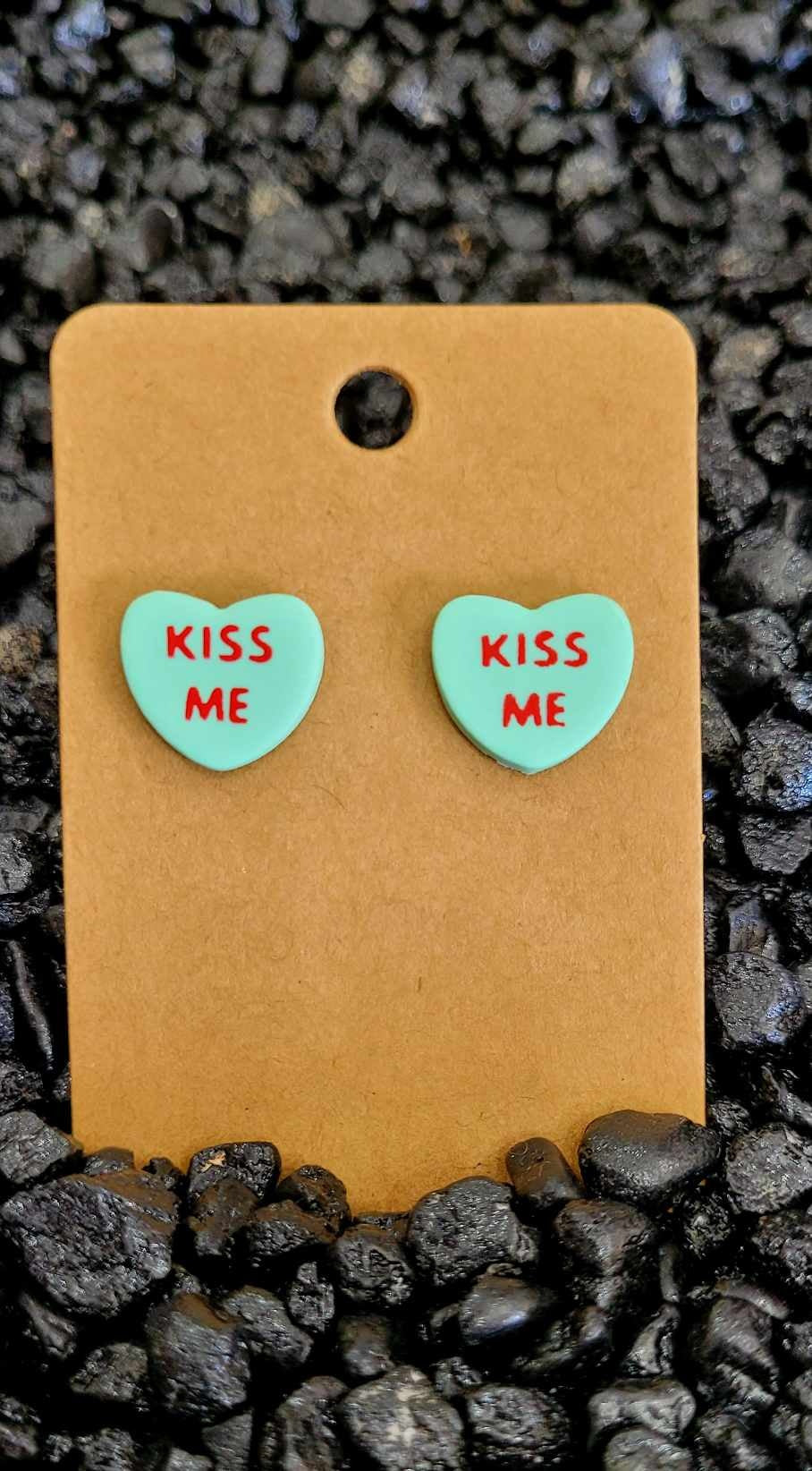 Candy Heart Stud Earrins (24')