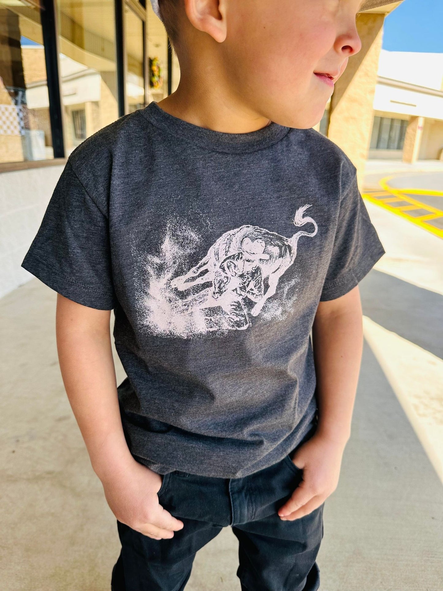 Mini Steer Wrester Kids Tee