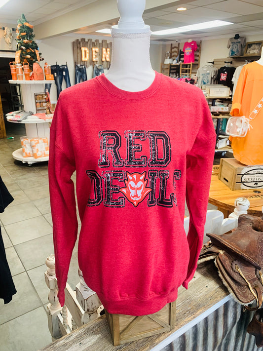Red Devils Red Sweatshirt