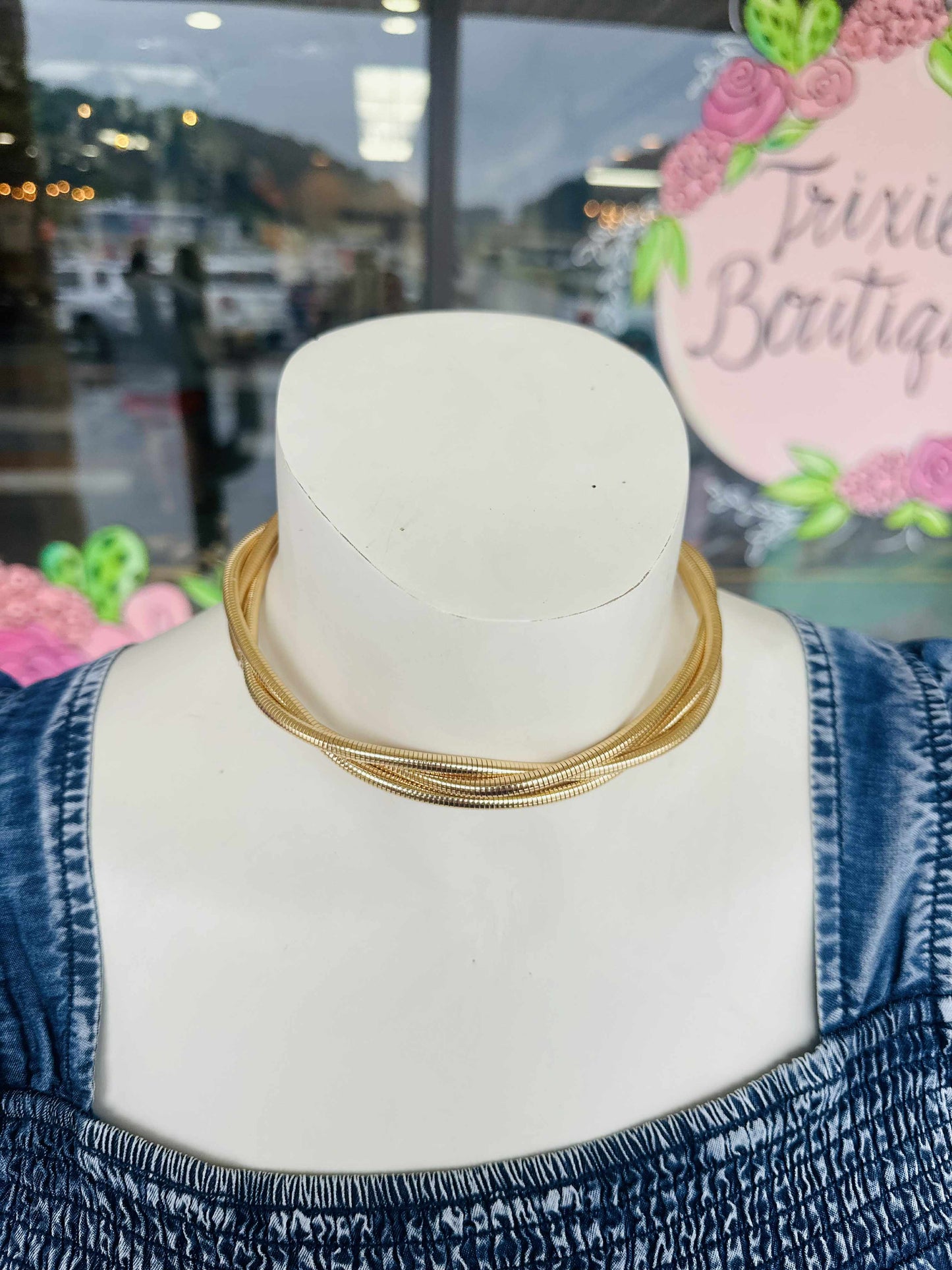 Chunky Snake Chain Necklace