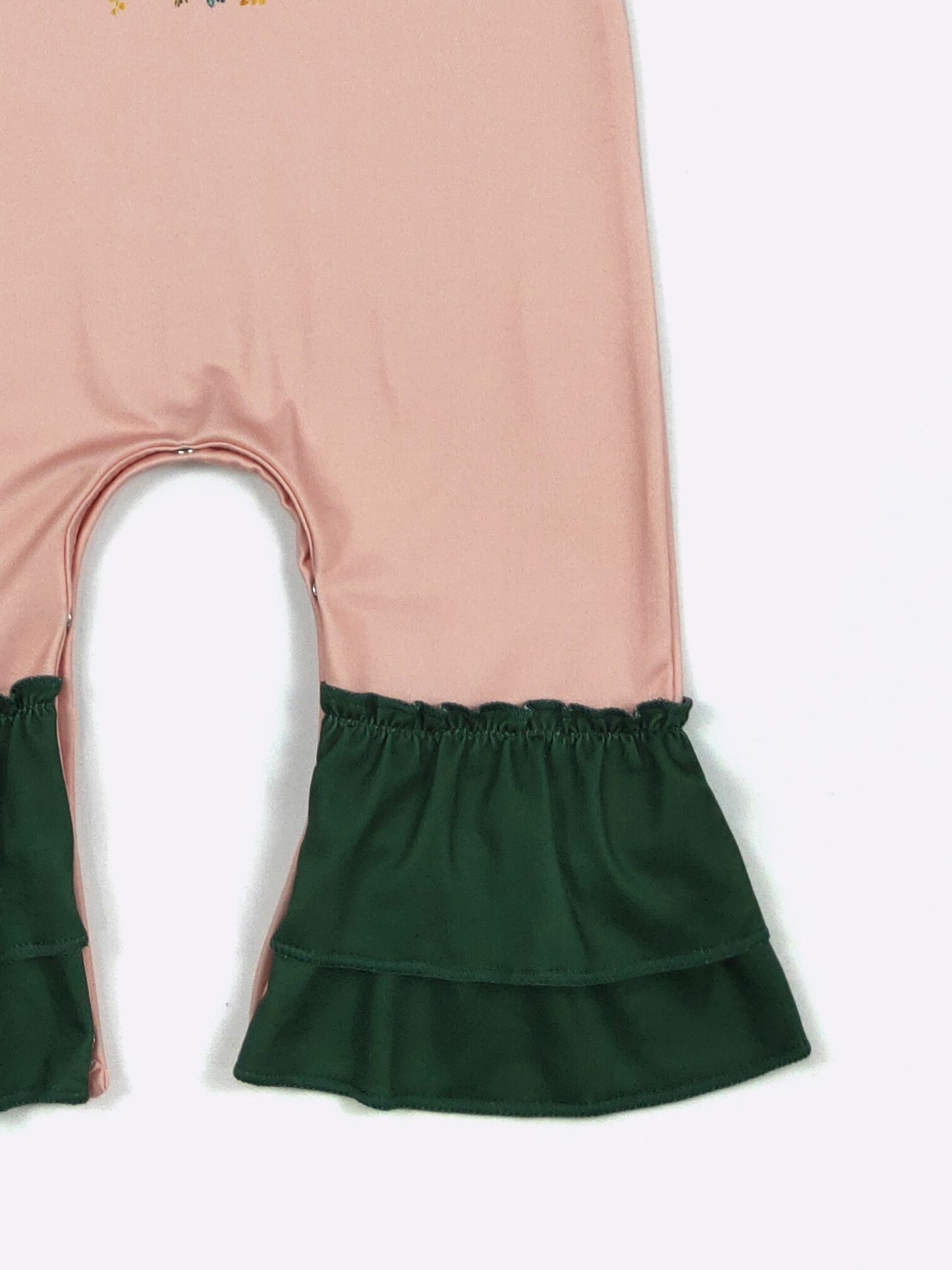 Floral Highland Girls Romper