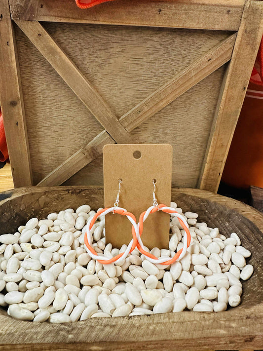 TN Braided Hoop Earrings