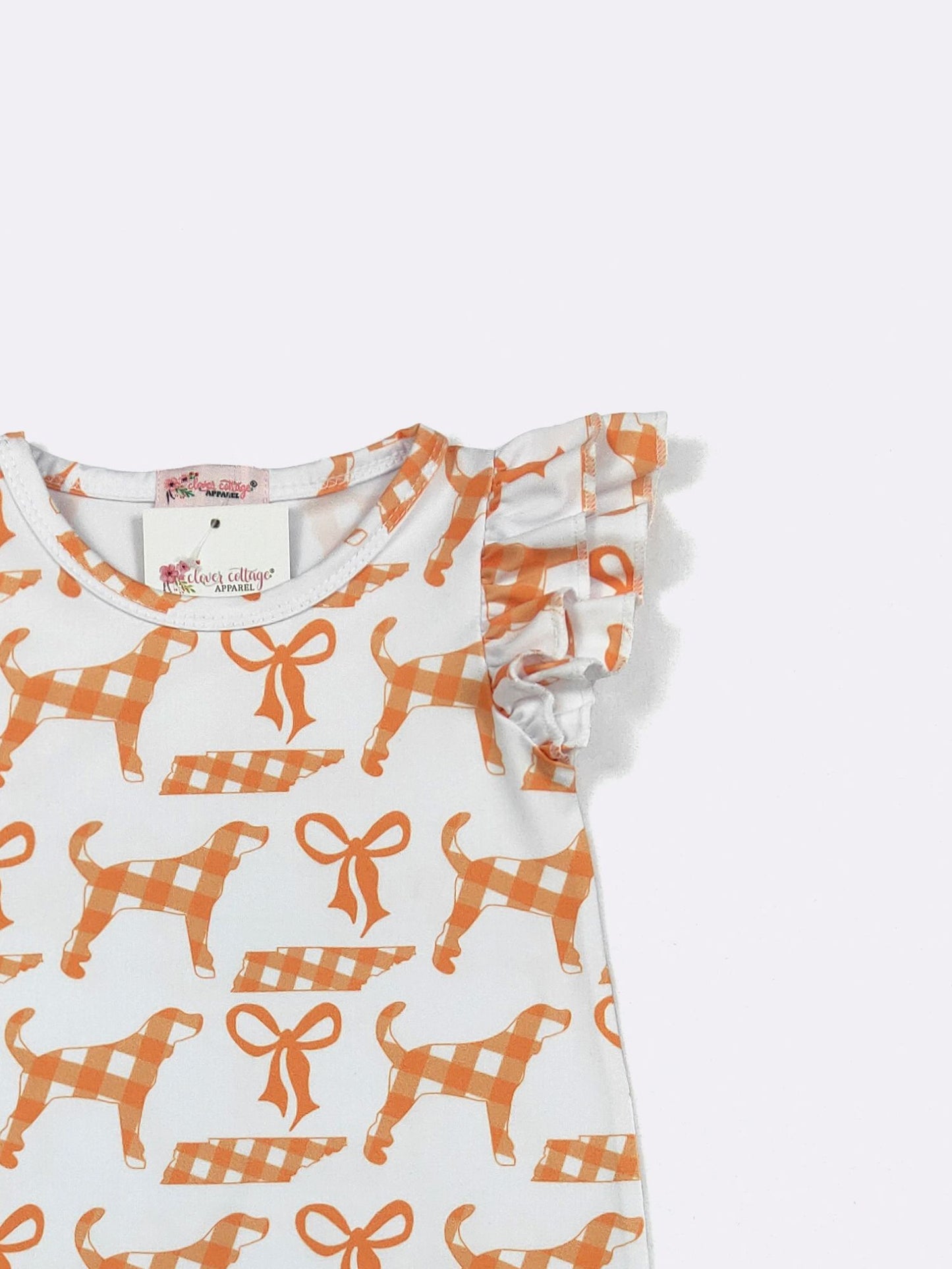 Checkered TN Girls Romper