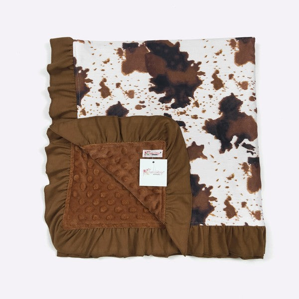Cowhide Baby Blanket