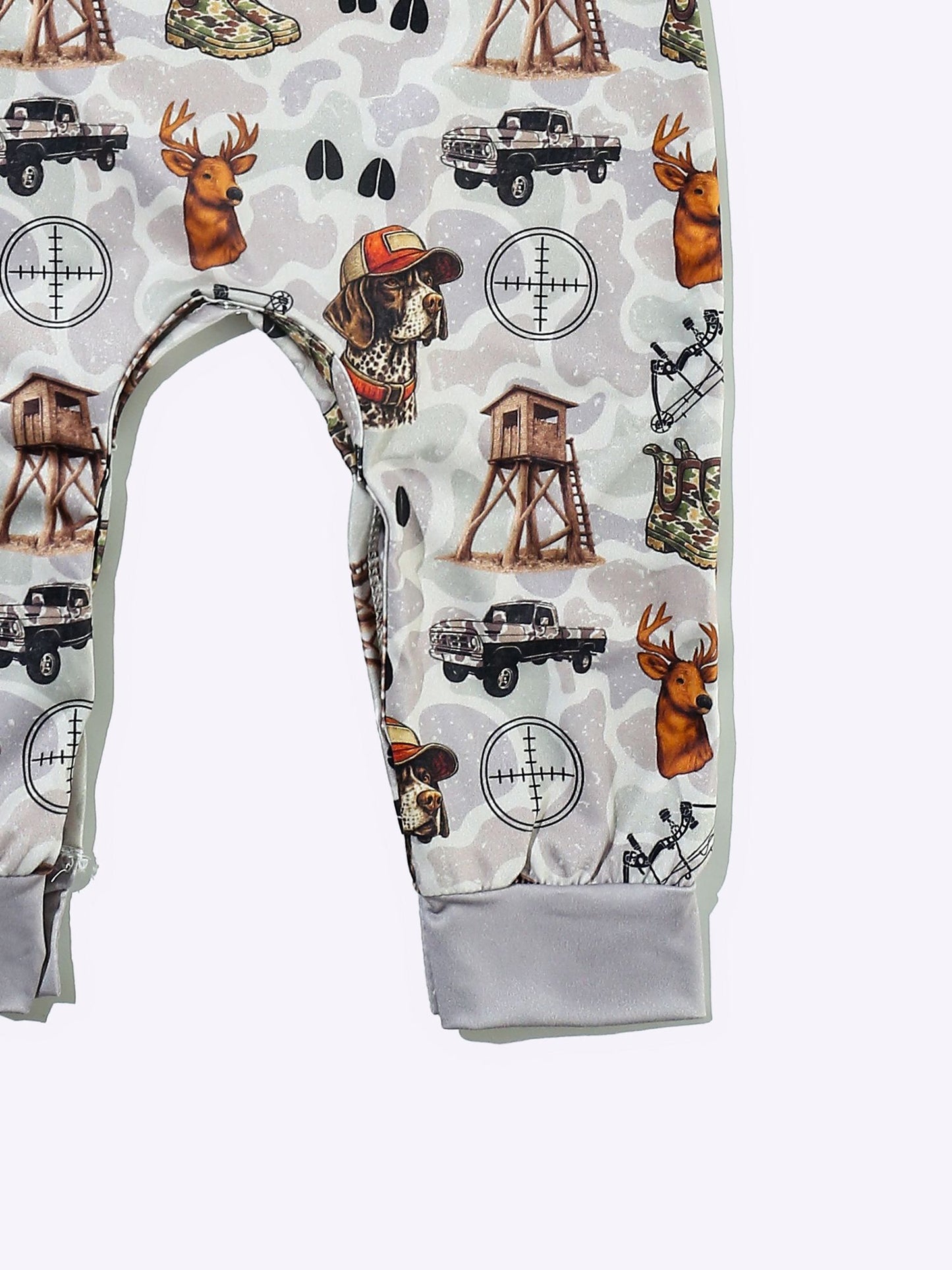 Scope N Bow Boy Romper