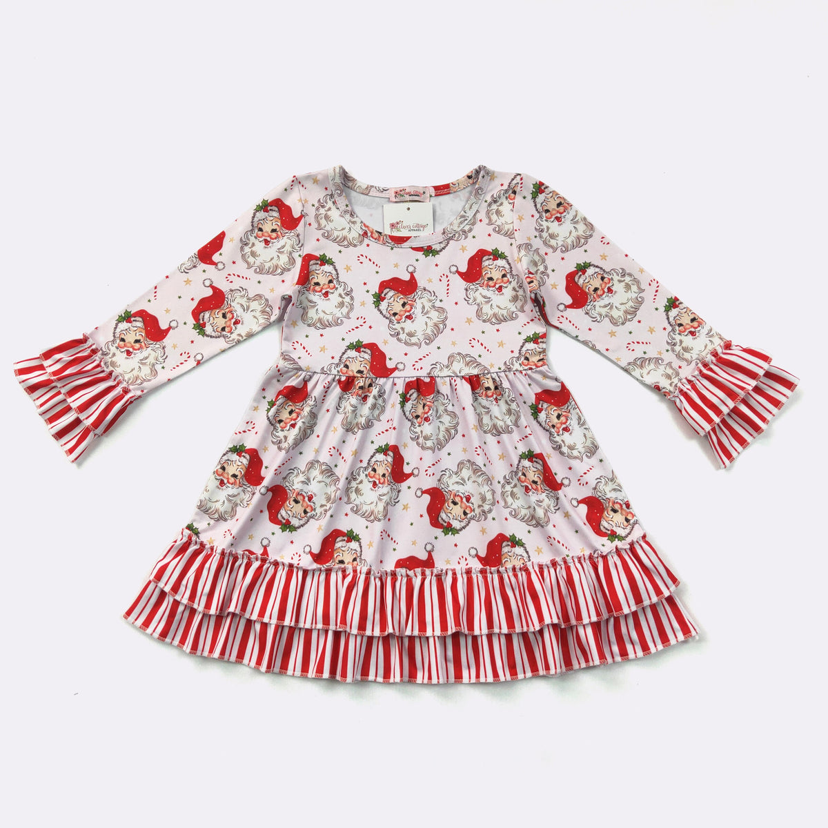 Pink Kris Kringle Girls Dress
