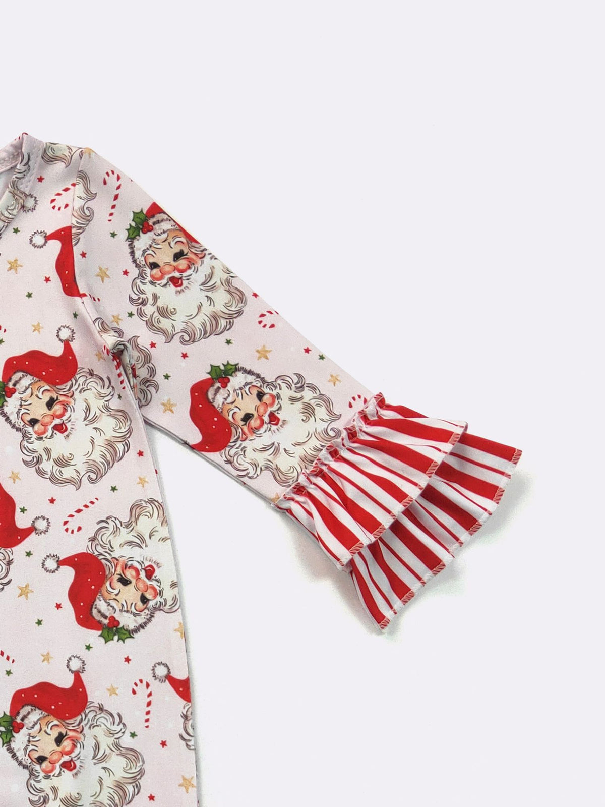 Pink Kris Kringle Baby Romper