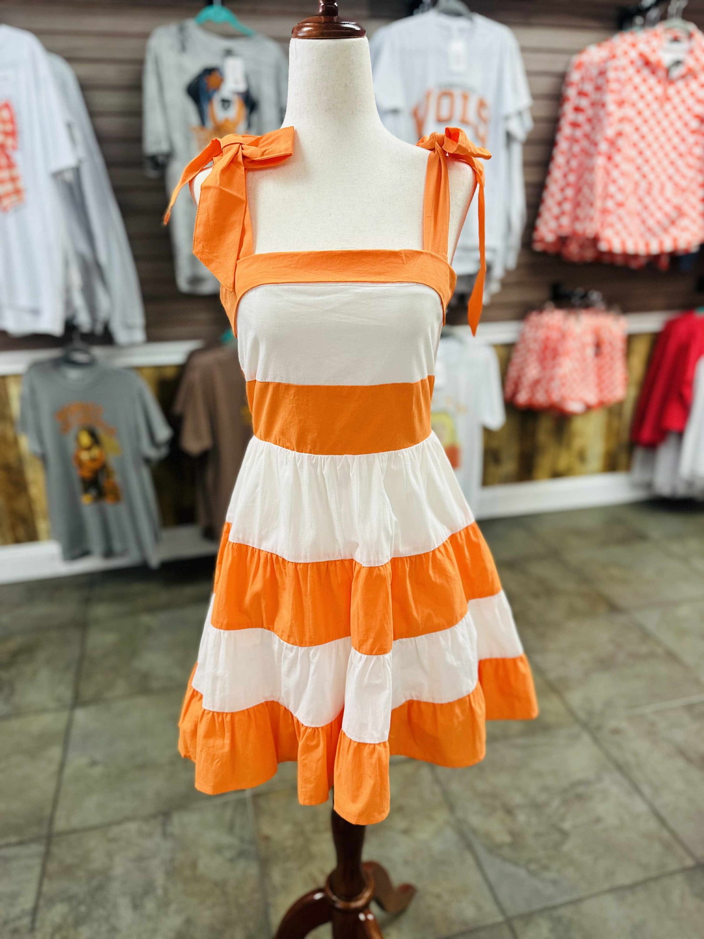 Game Day Color Block Mini Dress