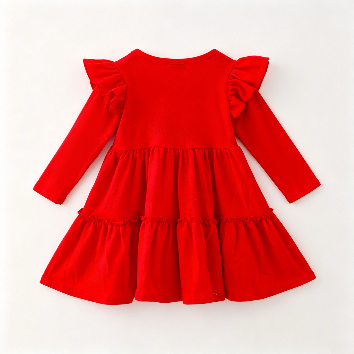 Girls Christmas Lights Sequin Dress