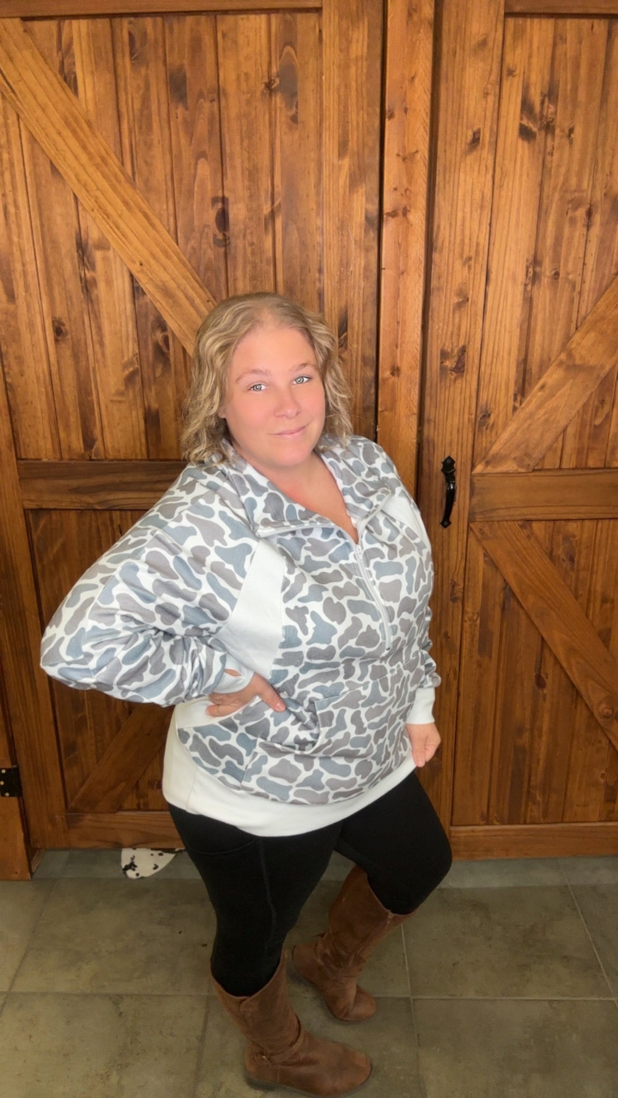 Nothing in My Way Camo Pullover