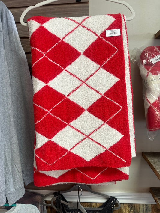 Red & White Blankets