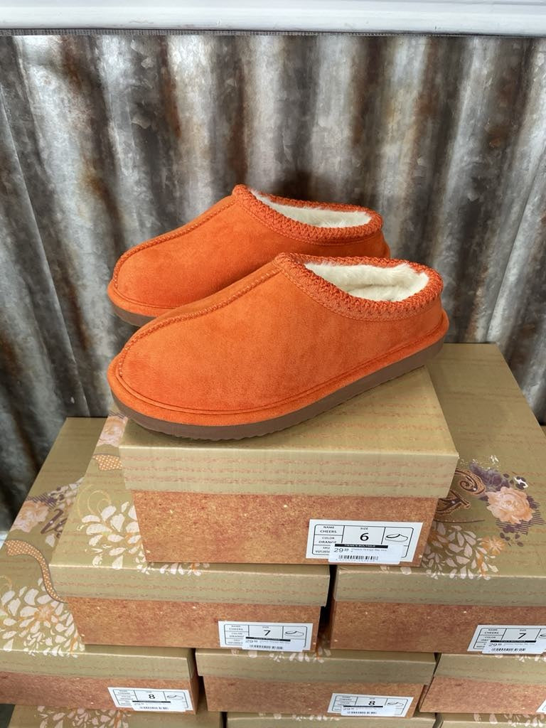 Cheers Orange Slip Ons