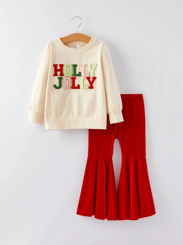 Girls Holly Jolly Outfit