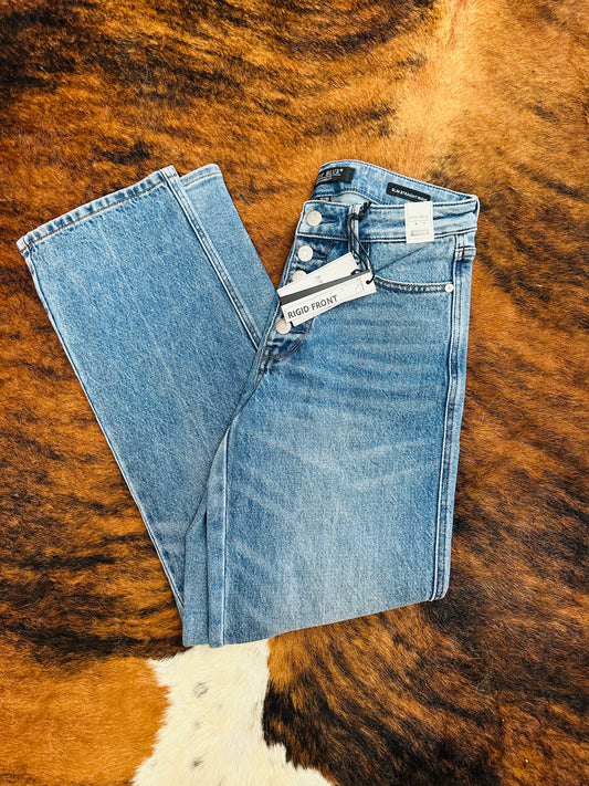 JB Midrise Slim Straight Button Fly Jeans