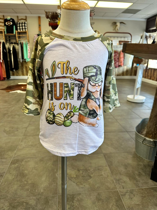 Egg Hunt Boys Raglan