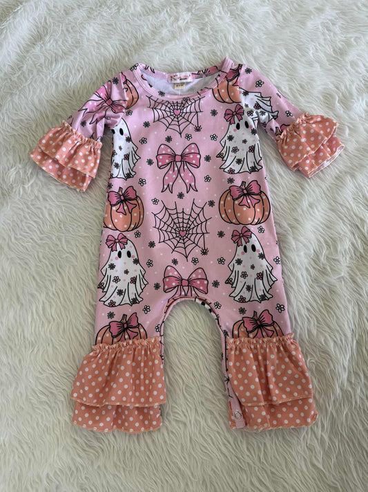 Girly Ghost Baby Romper