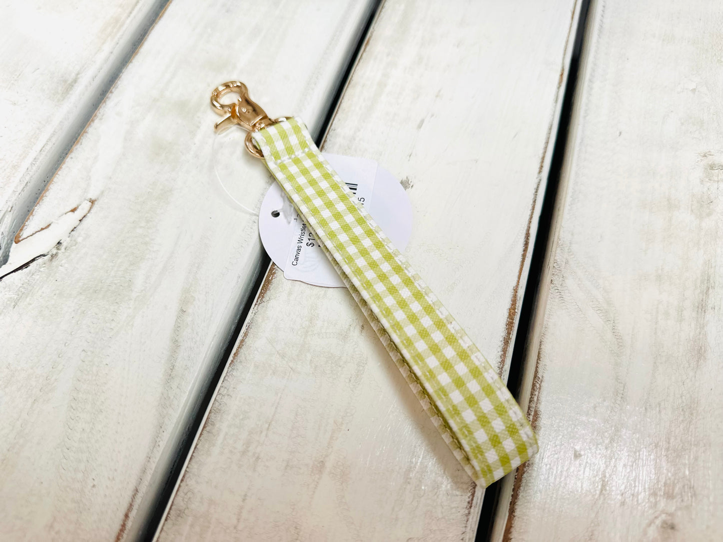 Canvas Wristlet Keychain ( Several Colors)