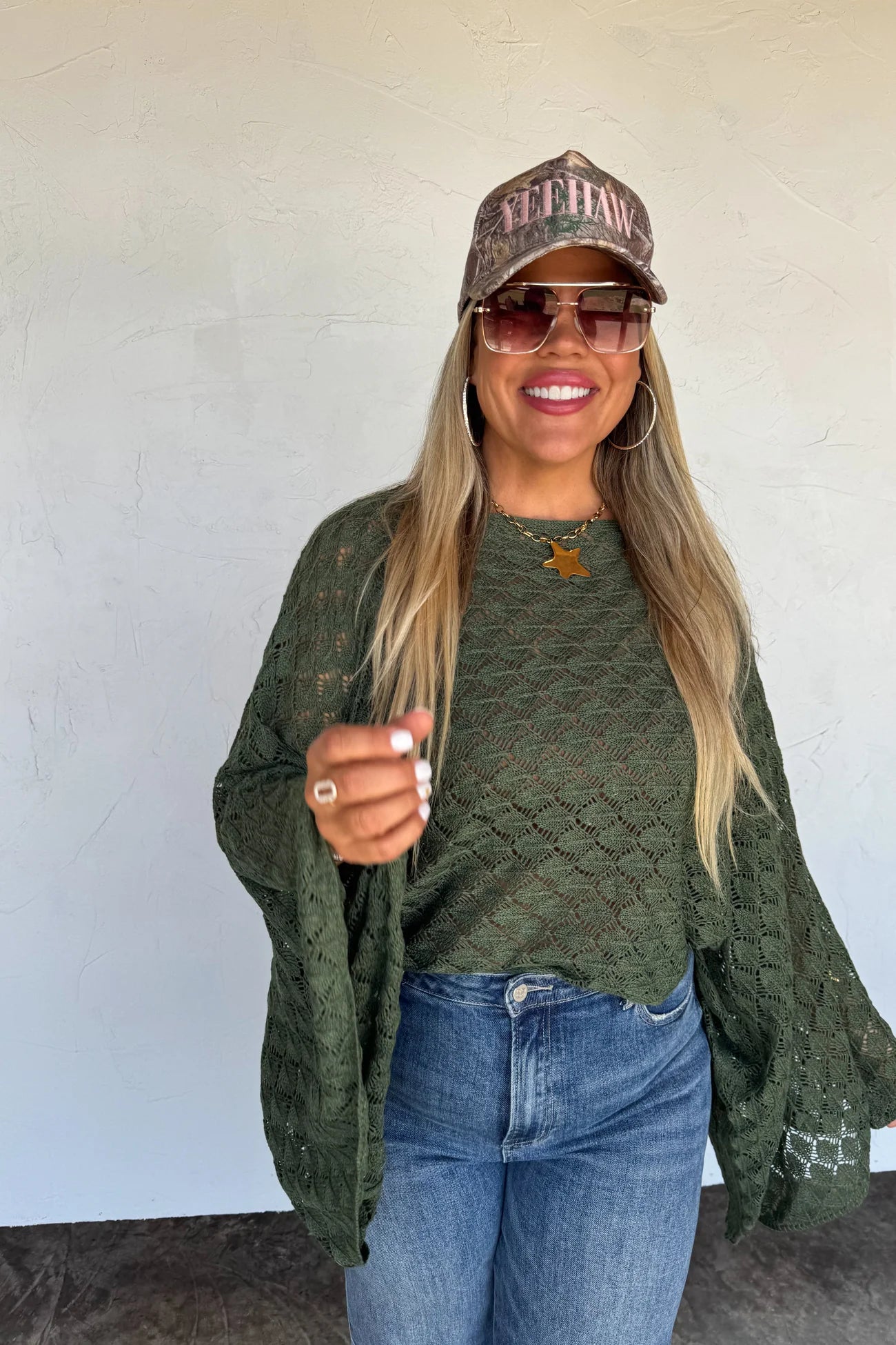 Olive Bell Sleeve Top