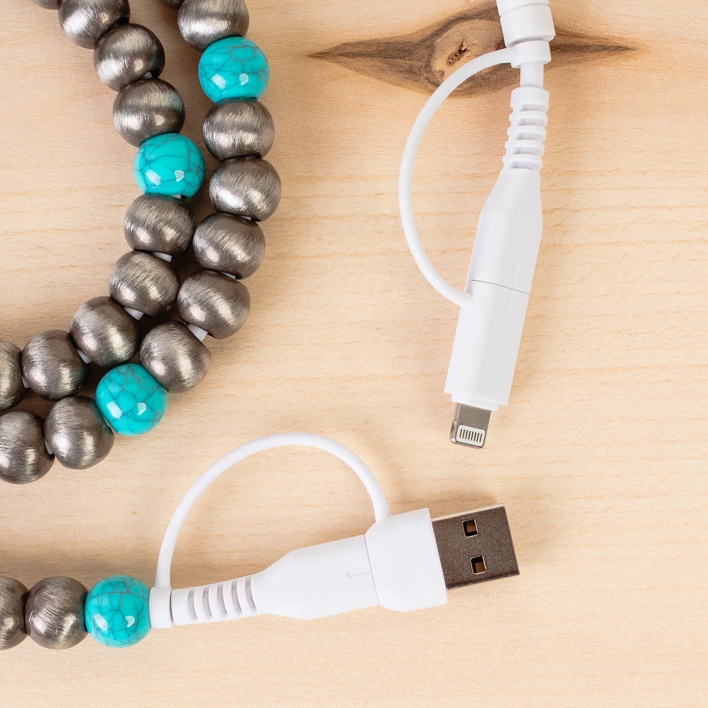 4-in-1 Beaded Charging Cables
