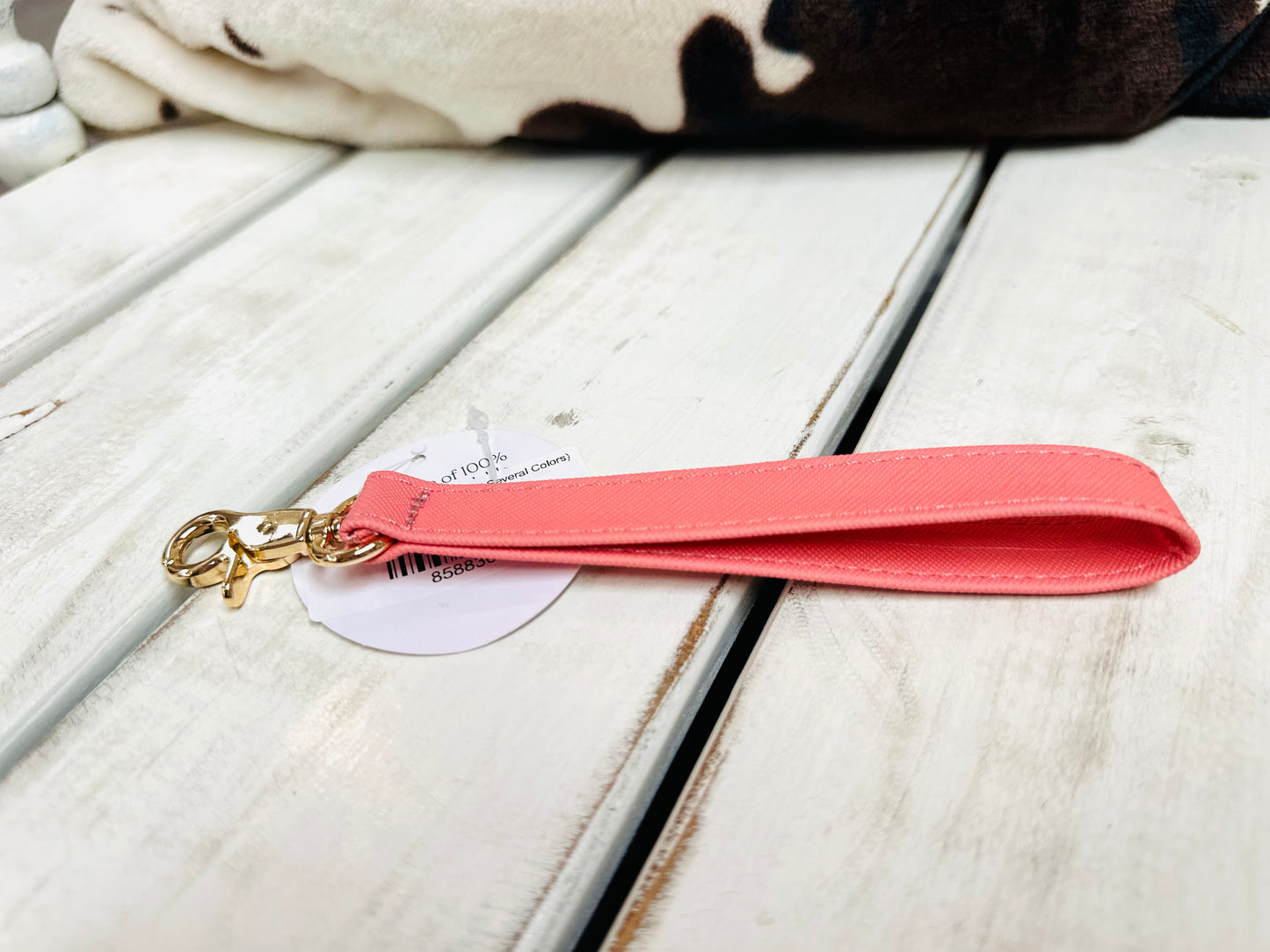 Canvas Wristlet Keychain ( Several Colors)