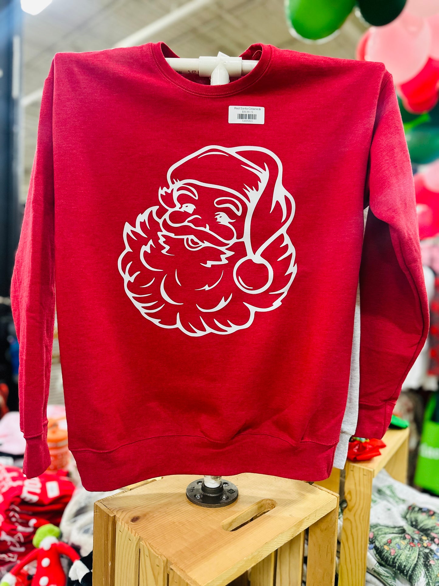 Red Santa Crewneck