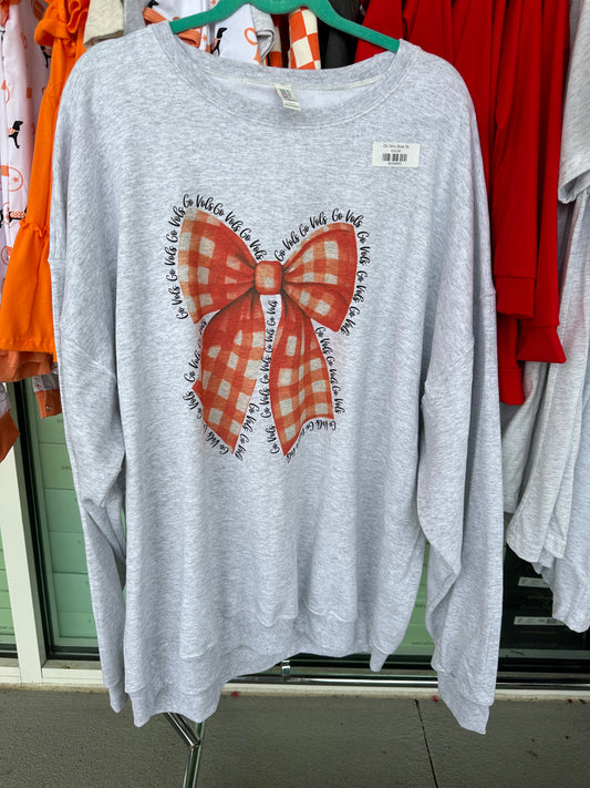 Go Vols Bow 3x Sweatshirt