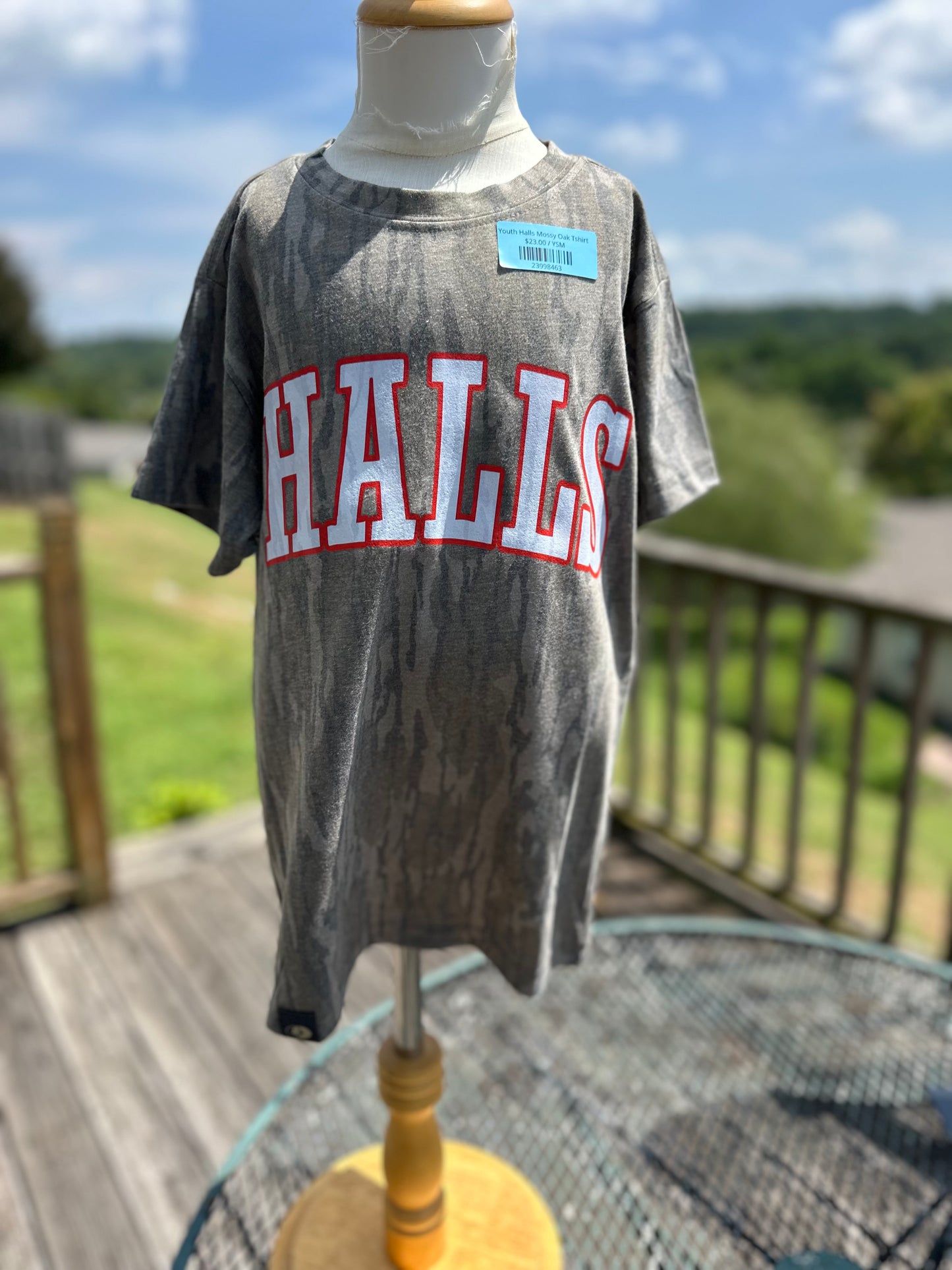 Youth Halls Mossy Oak Tshirt