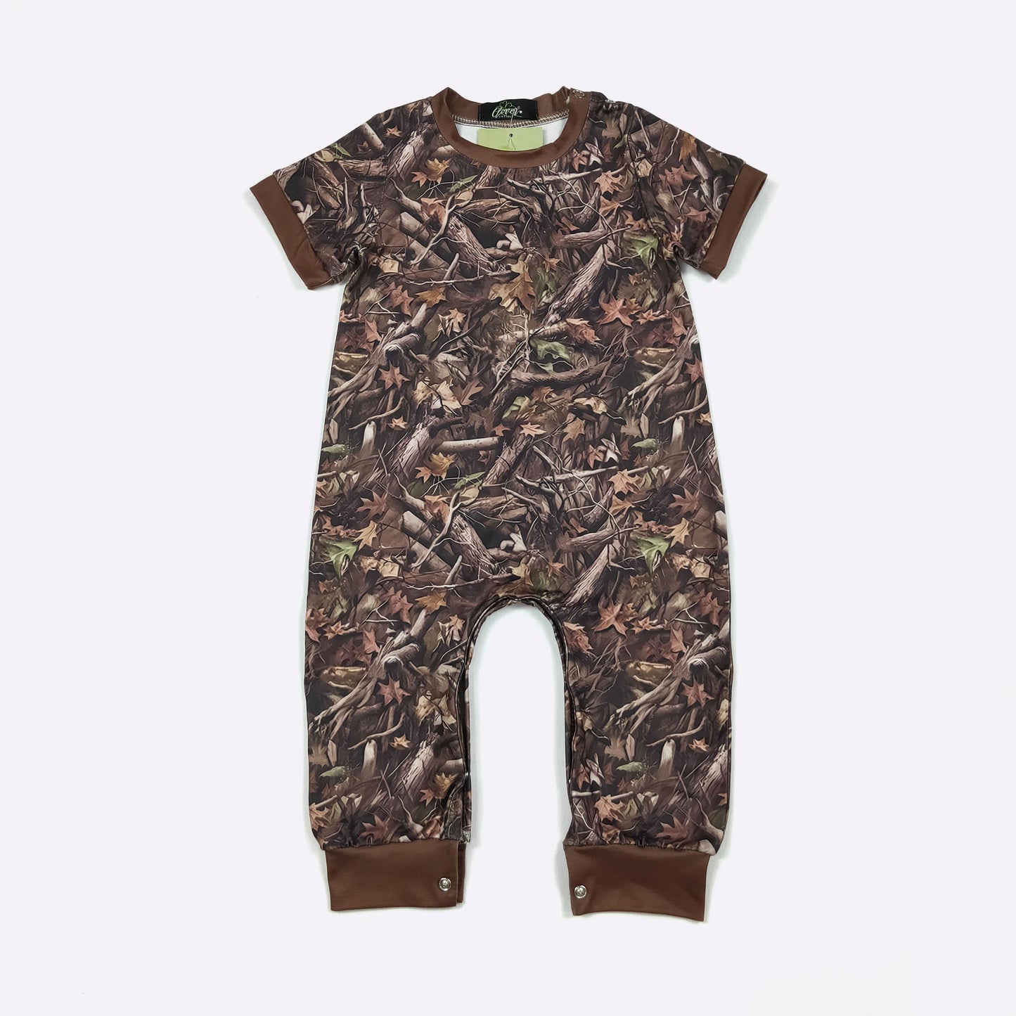 Woody Camo Boy Romper
