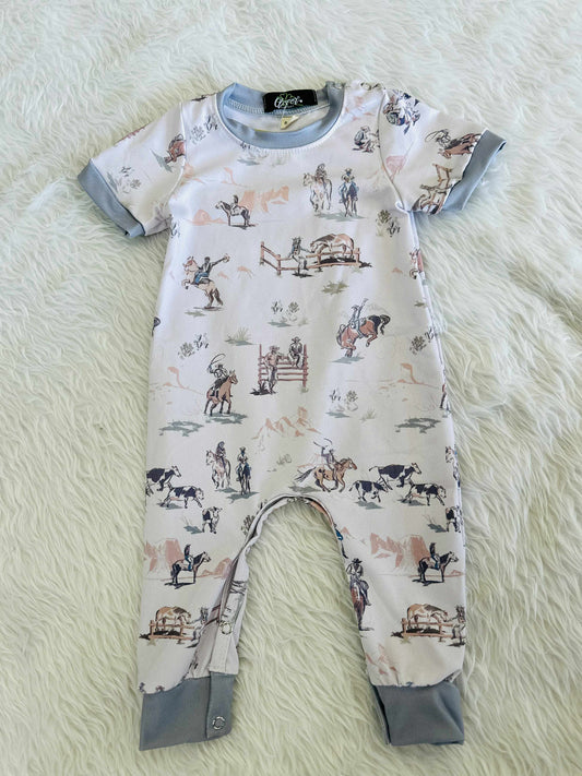 Western Boy Romper