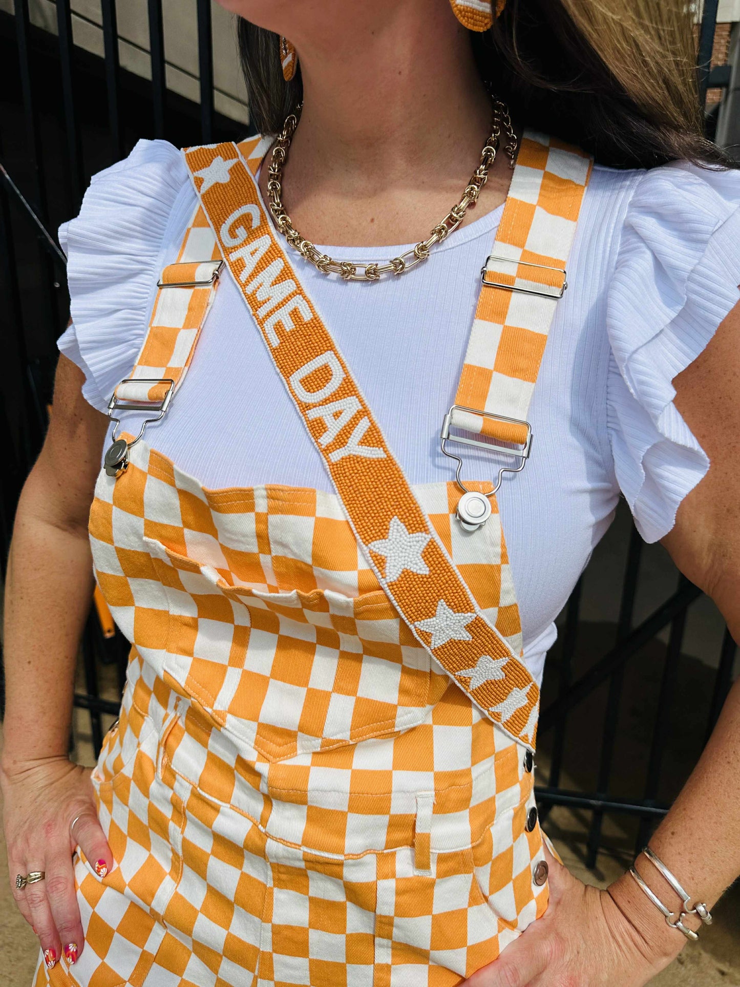 Orange Game Day Purse Strap