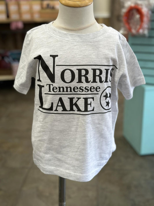 Ash Grey Kids Norris Lake Tee