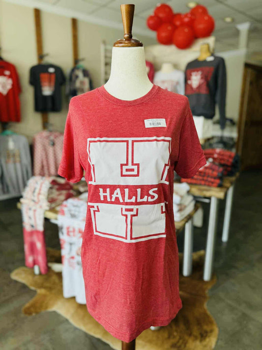 Halls White Split Tshirt