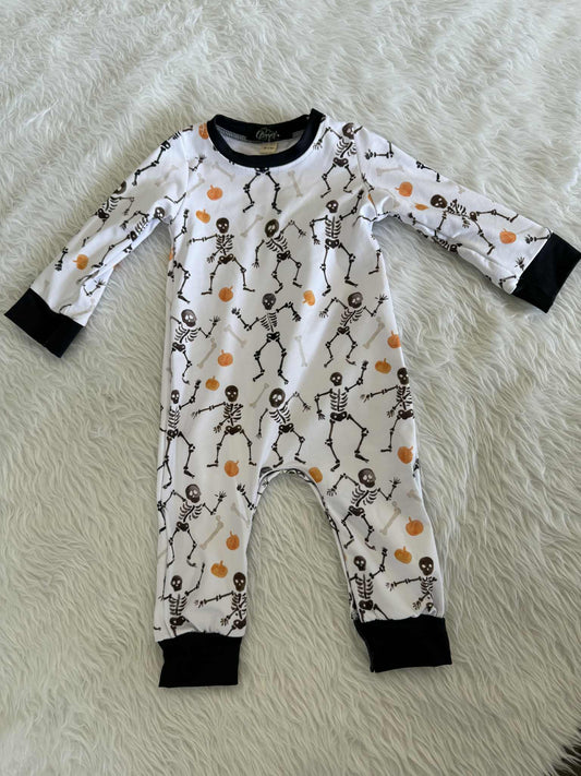 Skeleton Boy Romper