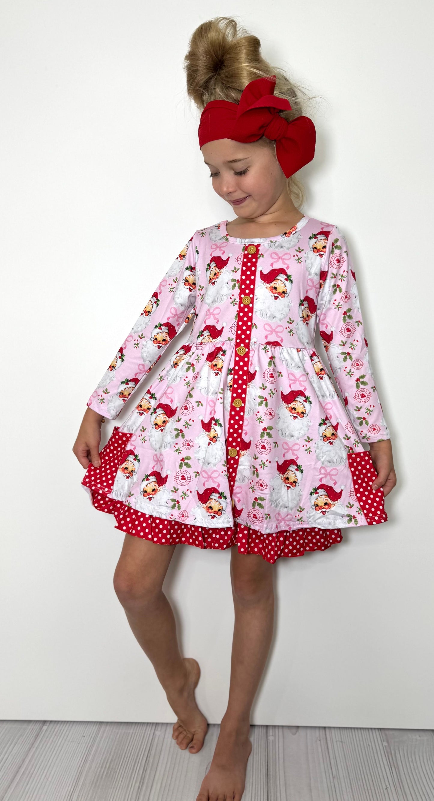 From Santa Girls Dress