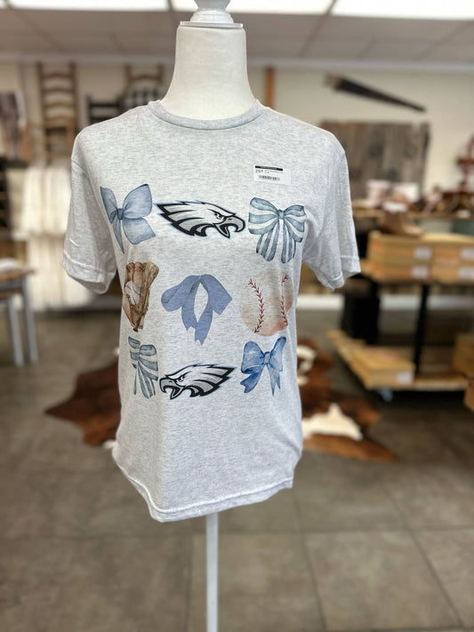 Gibbs Baseball Bow Tee