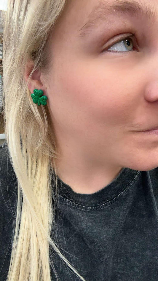 Shamrock Studs