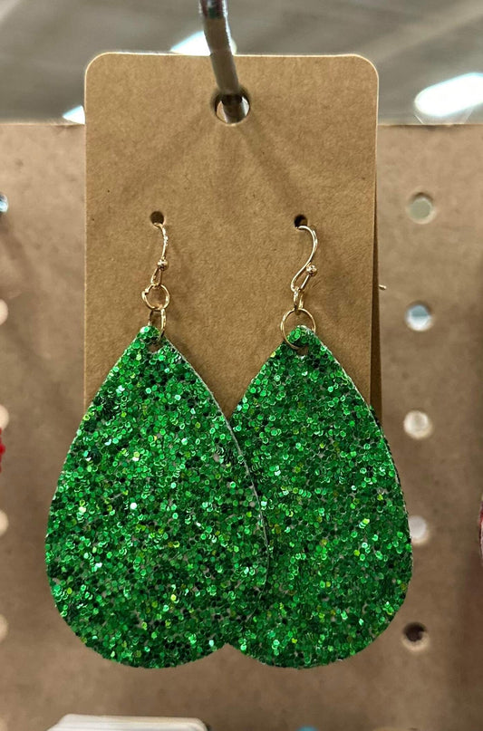 Sequin Teardrop Earrings (2 Colors)