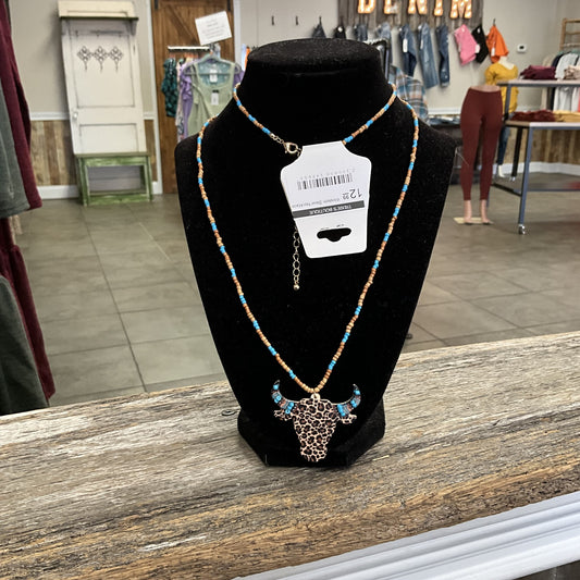 Western Steer Necklace