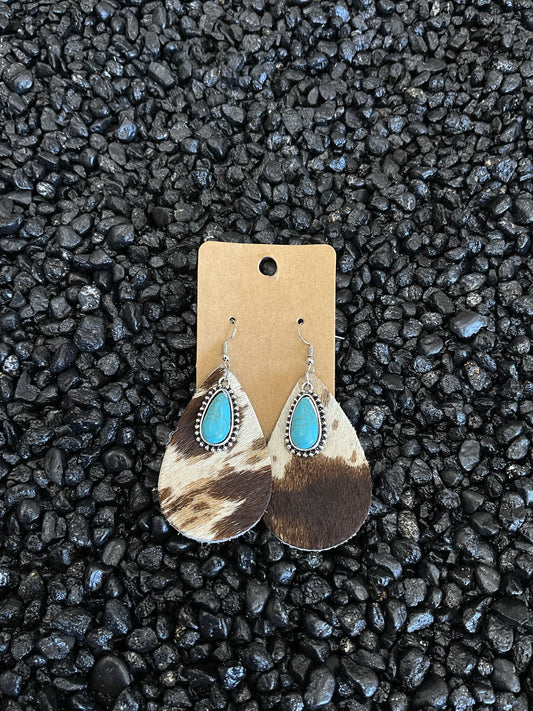 Turquoise Teardrop Earrings
