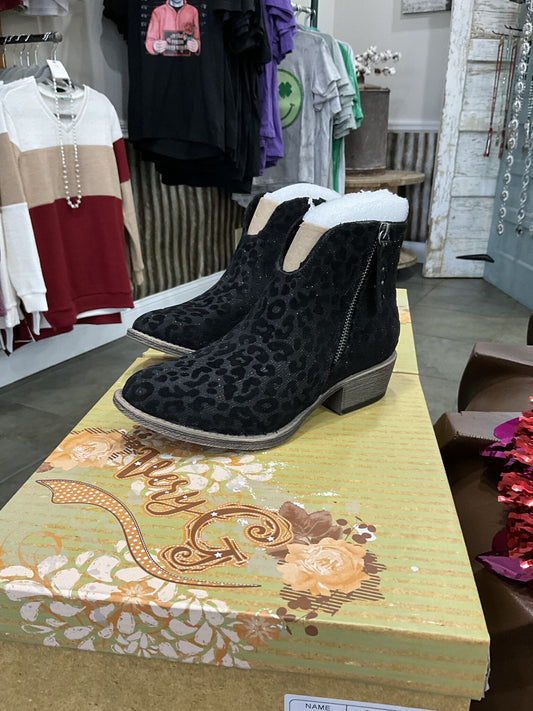 Charming Black Booties